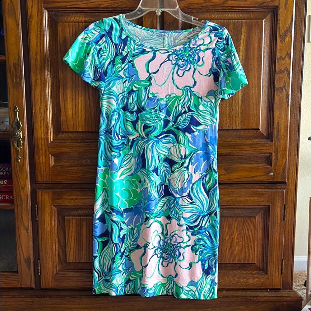 Lilly Pulitzer Marah Floral Short Sleeve Dress - Picture 3 of 11